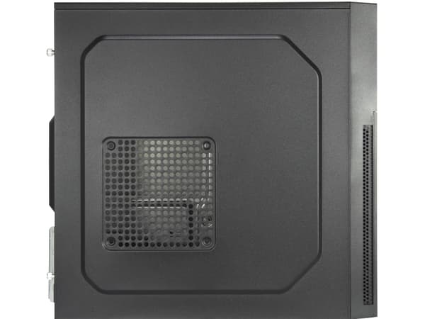 Inter-Tech - - micro ATX - genomskinlig sidopanel (härdat glas) - ingen strömförsörjning - USB/ljud