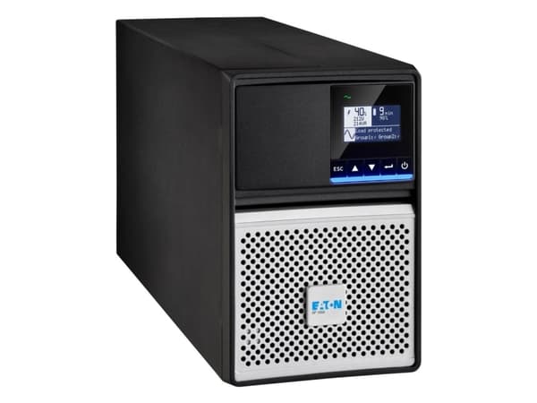 Eaton 5P 1550i - Gen 2 - UPS - torni - AC 200/208/220/230/240 V - 1350 Watt - 1550 VA - 1-vaihe - 9 At - RS-232, USB - lähtöliittimet: 8 - musta/ hop