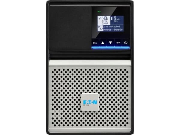 Eaton 5P 1550i - Gen 2 - UPS - torni - AC 200/208/220/230/240 V - 1350 Watt - 1550 VA - 1-vaihe - 9 At - RS-232, USB - lähtöliittimet: 8 - musta/ hop
