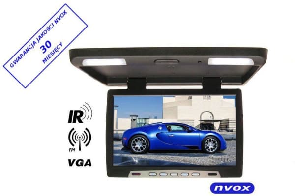 Nvox rf2090 bl LCD-alakattomonitori 20 tuuman LED vga vga fm ja ja