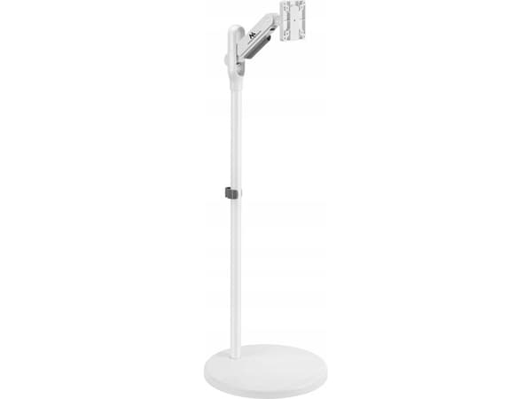 Maclean MC-970B mobilt golvfäste för bildskärm eller TV, hjul, gasfjäder, 17"-35", 2-10 kg, svart, VESA-standard: 75x75, 100x100 mm