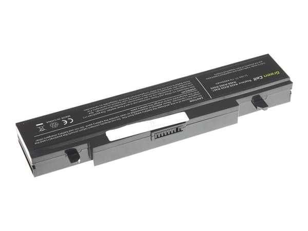 Green Cell - Batteri til bærbar PC (tilsvarer: Samsung AA-PB9NC6B, Samsung AA-PB9NS6B) - litiumion - 6-cellers - 4400 mAh - svart - for Samsung P530-