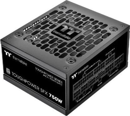 Thermaltake Toughpower SFX Platinum 750W, PC power supply (black, 1x 12VHPWR, 2x PCIe, cable management, 750 watts)