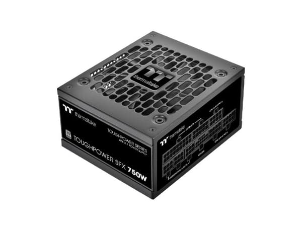 Thermaltake Toughpower SFX Platinum 750W, PC power supply (black, 1x 12VHPWR, 2x PCIe, cable management, 750 watts)