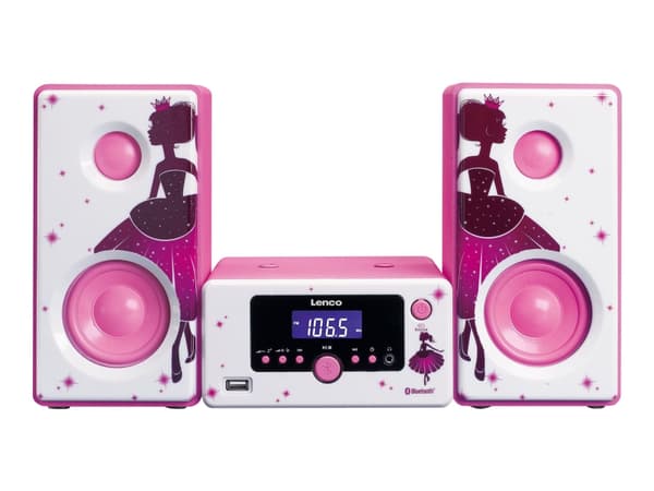 Lenco MC-020 - Mikrosystem - 2 x 5 watt - princess