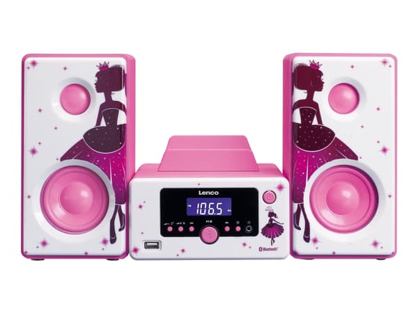 Lenco MC-020 - Mikrosystem - 2 x 5 watt - princess