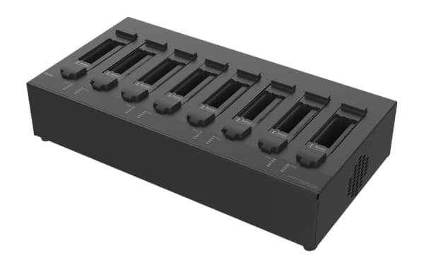 Getac Multi-Bay - Batterilader - AC 100-240 V - utgangskontakter: 8 - Europa - for Getac F110 G7