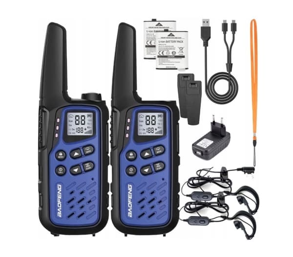 Baofeng BF-T25E Mørkeblå walkie-talkie
