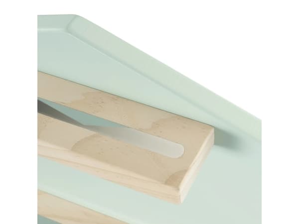 Hama 00132439, Floating shelf, Wall mounted, Wood, Mint colour, Wood, Children''s room, 7 shelves