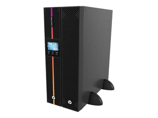 Vertiv Liebert GXE3-2000IRT2UXL, kaksoismuunnos (online), 2 kVA, 1800 W, puhdas sinijännite, 110 V, 290 V Harmaa