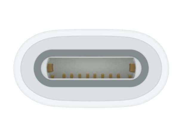 Apple - Lightning-adapter - 24 pin USB-C hona till Lightning hona - för 10.9-inch iPad (10:e generation)
