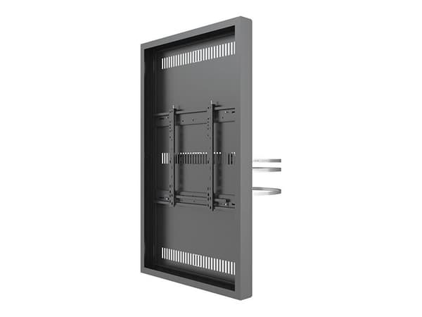 Multibrackets M Pro Series - Innhegning - for digitalt skiltingspanel - medium - stål - svart - skjermstørrelse: 55" - søyle