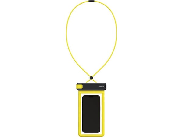 Baseus DeepDive, Strandaktiviteter, Smarttelefon, Sort, Gjennomsiktig, Gult, ABS, Polykarbonat, Termoplastisk polyuretan (TPU), IPX8, 118 mm