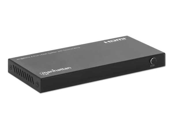 Manhattan 208369, HDMI, 4x HDMI, 3840 x 2160 piksler, sortering, plast, 4K Ultra HD