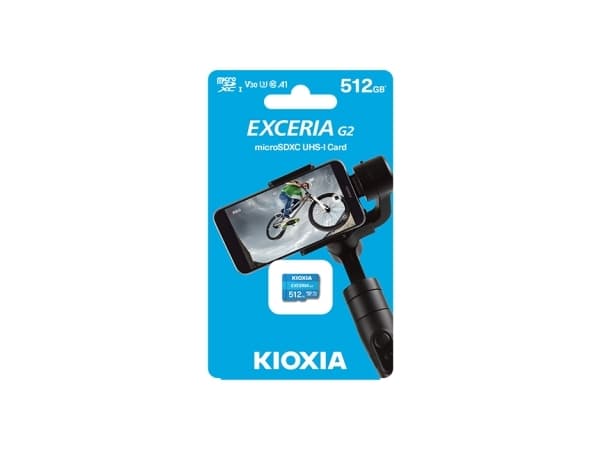 KIOXIA EXCERIA G2 - Flashminnekort - 512 GB - A1 / Video Class V30 / UHS-I U3 / Class10 - microSDXC UHS-I U3