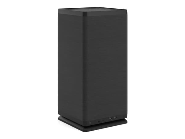 Fractal Design Mood - PC-hölje - mini ITX - ingen strömförsörjning (SFX / SFX-L) - ljusgrå - USB/Audio/Mic Svart