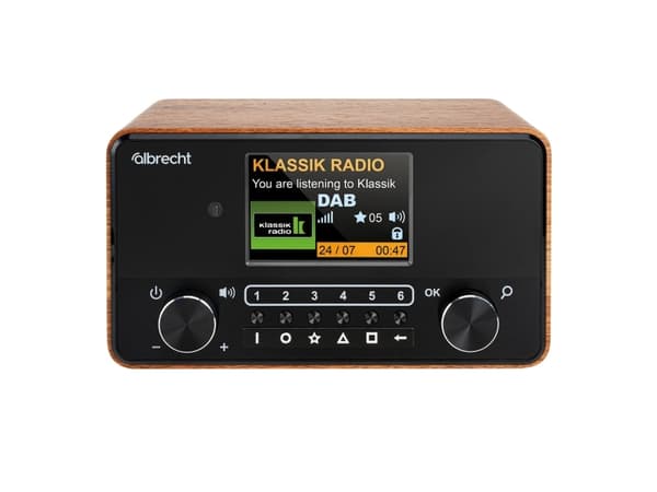 Albrecht DR 866, Bærbar, Digitalt, DAB+, FM, 87,5 - 108 MHz, 174 - 240 MHz, 14 W