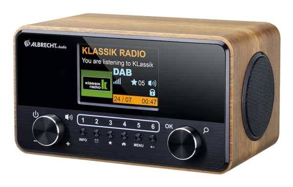 Radio Albrecht Albrecht Albrecht DR 866 Senior digitaalinen radio puumusta
