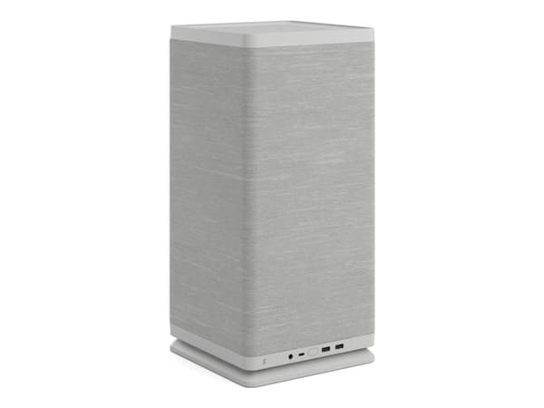 Fractal Design Mood - PC-hölje - mini ITX - ingen strömförsörjning (SFX / SFX-L) - ljusgrå - USB/Audio/Mic