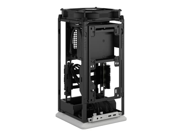 Fractal Design Mood - PC-hölje - mini ITX - ingen strömförsörjning (SFX / SFX-L) - ljusgrå - USB/Audio/Mic