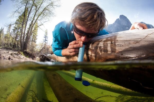 LifeStraw Personal (vihreä) kompakti juomavesisuodatin oljella