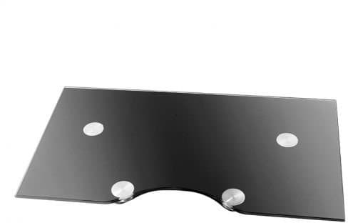 Hagor 3240, Hylla till ställ för AV-utrustning, Svart, Glas, 450 mm, 260 mm, 1 styck