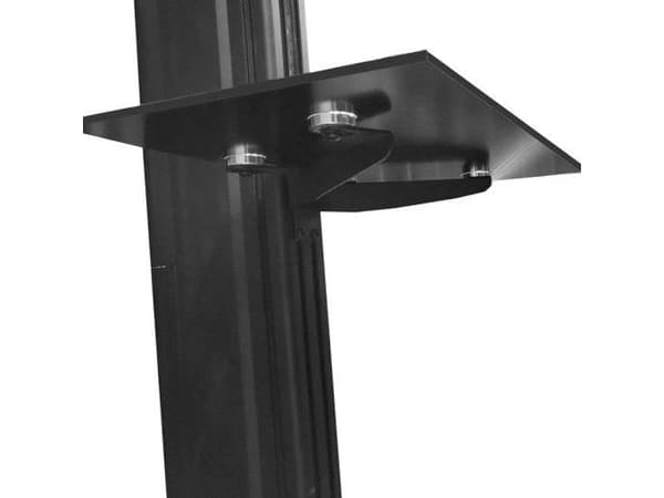 Hagor 3240, Hylla till ställ för AV-utrustning, Svart, Glas, 450 mm, 260 mm, 1 styck