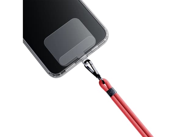 3MK EasyClip, Mobiltelefon, Nylon, Zink, Sort, Rød, Hengende boks