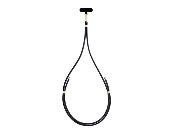 Smycz do telefono - 3mk EasyClip Elite - Svart (gull)