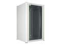 Miniatyrbilde 5 av 5: Lanview by Logon - Rack skap - 60 x 56 - veggmonterbar - hvit, RAL 7035 - 20U - 19"