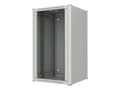 Miniatyrbilde 1 av 5: Lanview by Logon - Rack skap - 60 x 56 - veggmonterbar - hvit, RAL 7035 - 20U - 19"