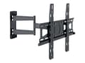 Miniatyrbilde 1 av 4: Mount Massive MNT 208 - Monteringssett (leddarm) - for flatpanel - svart - skjermstørrelse: 32"-55" - monteringsgrensesnitt: inntil 400 x 400 mm - ve