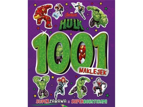 1001 klistermärken - Marvel Avengers Hulken