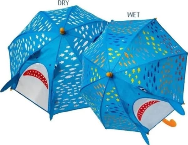 3D-fargeskiftende haiparaply
