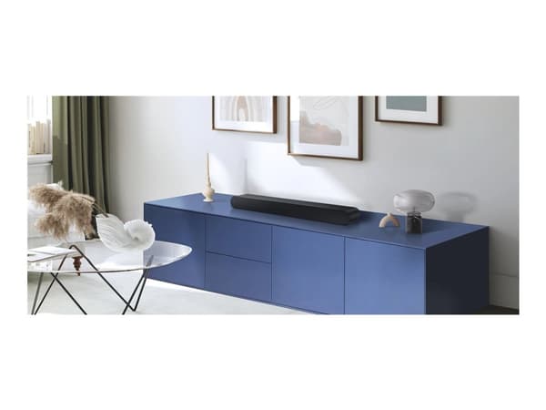 Samsung HW-S60D - S series - Lydplanke - for hjemmeteater - 5,0 kanaler - trådløs - Bluetooth, Wi-Fi - Appstyrt - svart