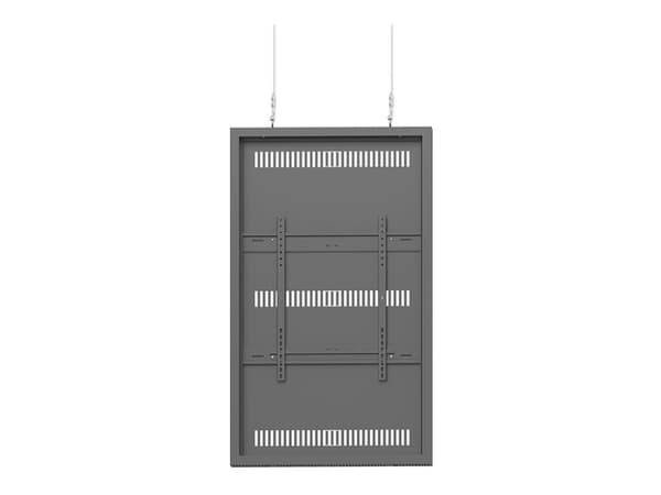 Multibrackets M Pro Series - Innhegning - medium - for flatpanel - høy lysstyrke, ledning - stål - svart - skjermstørrelse: 55" - takmonterbar