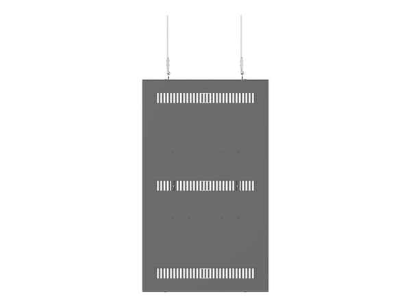 Multibrackets M Pro Series - Innhegning - medium - for flatpanel - høy lysstyrke, ledning - stål - svart - skjermstørrelse: 55" - takmonterbar