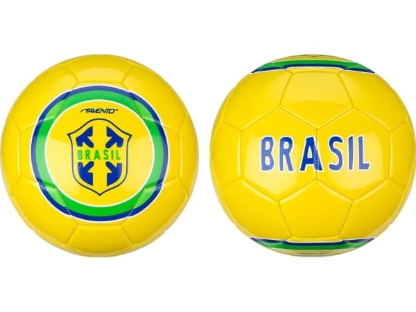Street football ball AVENTO 16XO Glossy World Soccer Cobalt blue/Red/White