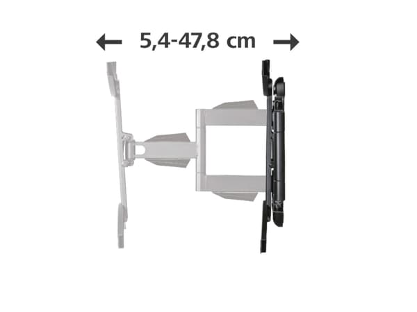 Hama 00220836, 200 x 200 mm, 600 x 500 mm, 2 - 12°, 3°, Stål, Sort