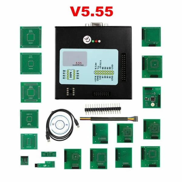 XPROG-M Programmer, Fuld Adapter Inkluderet, Metalæske Inkluderet, V555 Fuld sæt