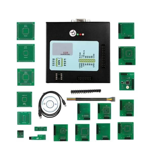 XPROG-M Programmer, Fuld Adapter Inkluderet, Metalæske Inkluderet, V555 Fuld sæt V5.55 Full set
