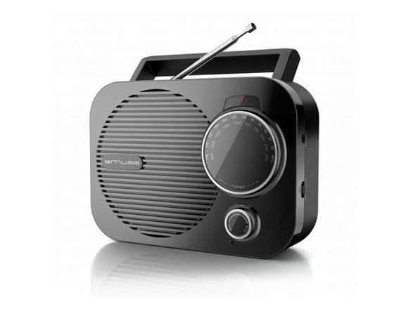 Muse M-050 R, Personlig, Analog, FM, MW, Sort, Alkalinsk, C