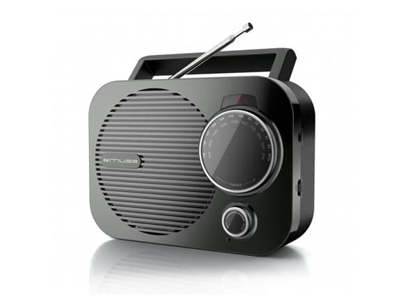 Muse M-050 R, Personlig, Analog, FM, MW, Sort, Alkalinsk, C