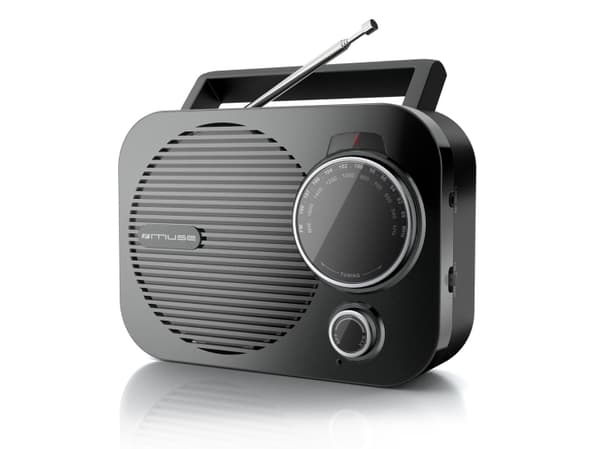 Muse M-050 R, Personlig, Analog, FM, MW, Sort, Alkalinsk, C
