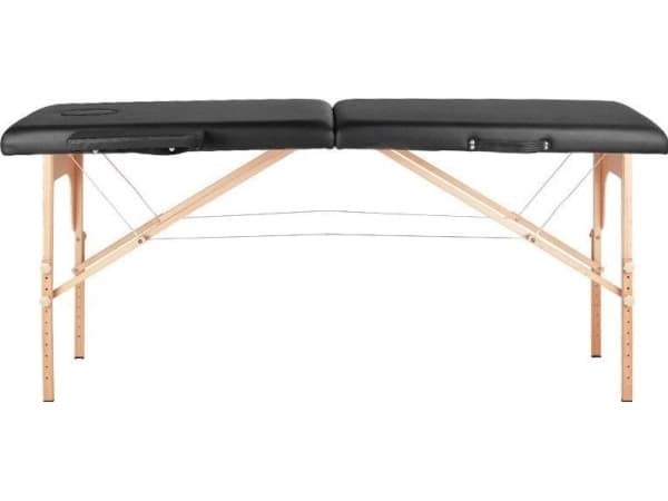 Activeshop KOMFORT MASSAGEBORD I TRÄ ACTIV FIZJO 2 SEGMENT SVART