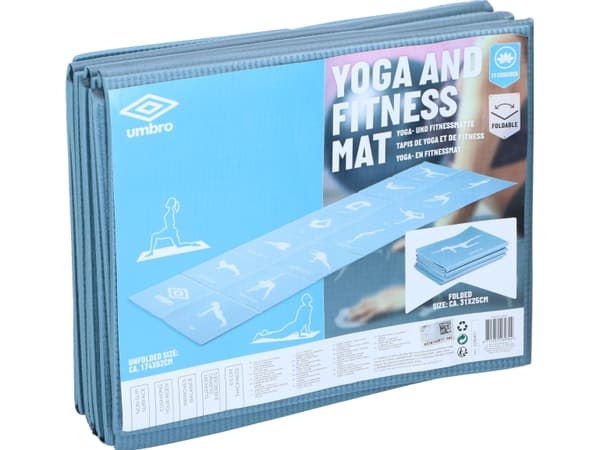 Umbro UMBRO sammenleggbar yogamatte 171x61cm uni