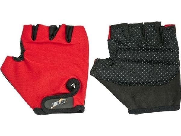 Allright Lycra XS sportssykkelhansker, røde, universelle