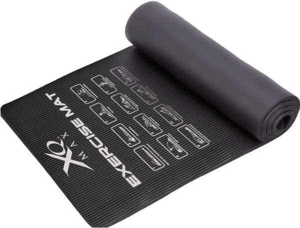 XQ Max Treningsmatte 183 cm x 58 cm x 1 cm svart