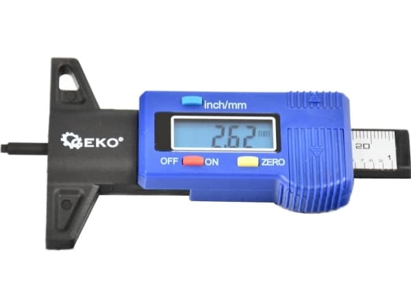 Geko digitaalinen renkaiden kulutuspinnan syvyyden mittari (G01269)
