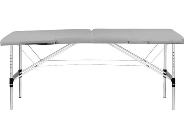 Activeshop hopfällbar massagebänk ALUMINIUM COMFORT ACTIV FIZJO 2 SEGMENT GREY